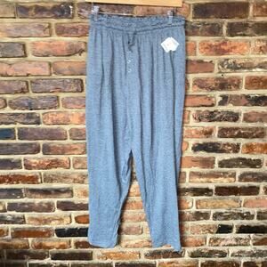 NWT CGE Gray Grey Sleepwear Pajama Pants Women's Size 20 Petite